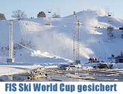 Schnee satt: Audi FIS Ski World Cup 2013 im Olympiapark 01.01.2013 in München scheint gesichert (ªFoto:Martin Schmitz)